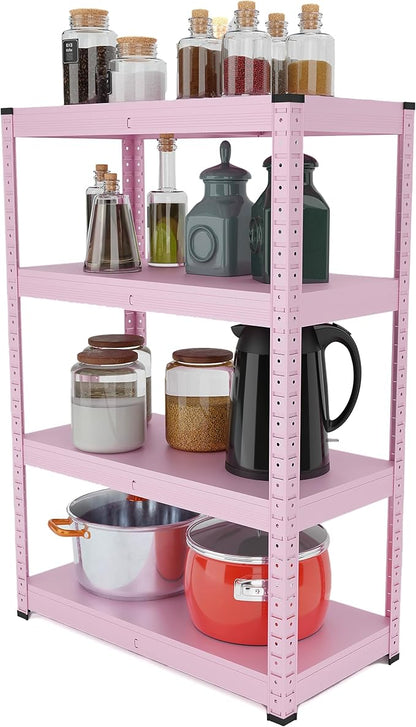 4-Tier Storage Shelf (pink)