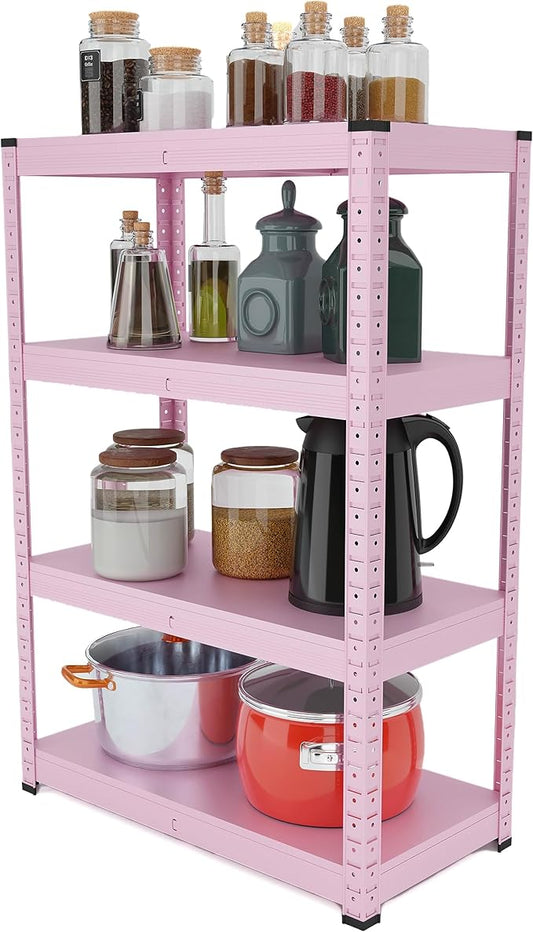 4-Tier Storage Shelf (pink)
