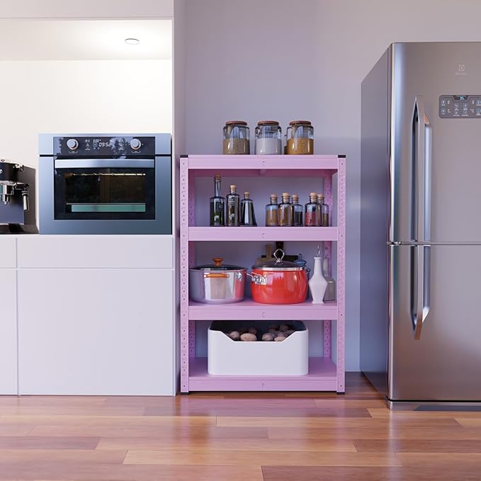 4-Tier Storage Shelf (pink)
