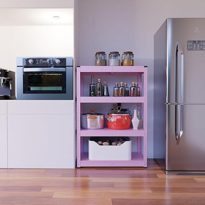 4-Tier Storage Shelf (pink)