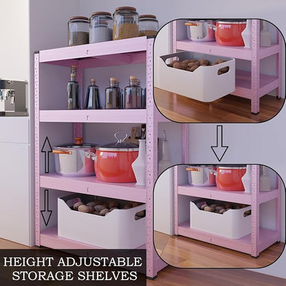 4-Tier Storage Shelf (pink)
