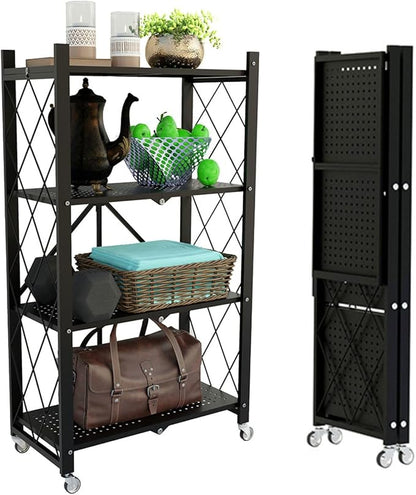 4-Tier Shelf Foldable Storage Shelving Unit