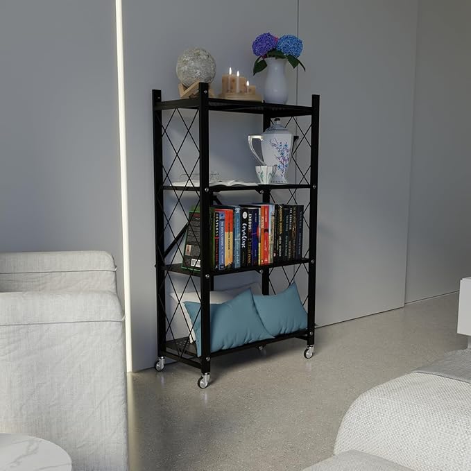 4-Tier Shelf Foldable Storage Shelving Unit