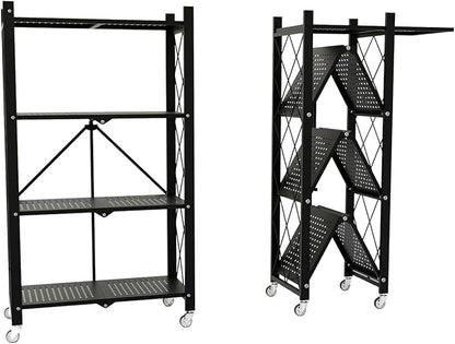4-Tier Shelf Foldable Storage Shelving Unit