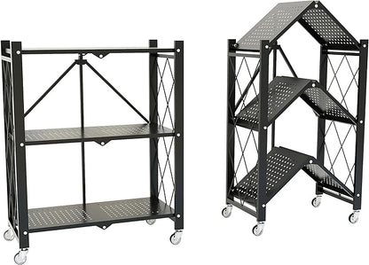 3-Tier Shelf Foldable Storage Shelving Unit