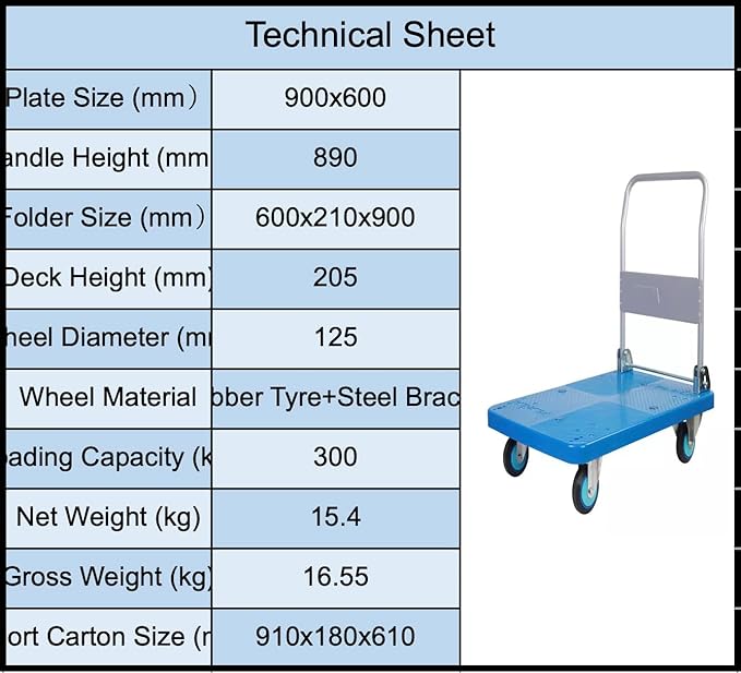 Foldable Platform Trolley