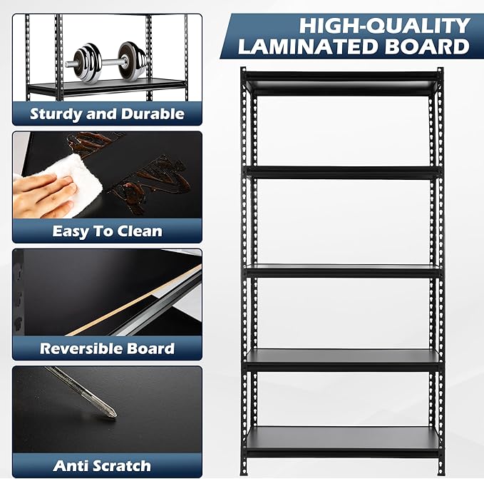 5-Tier Medium Duty Storage Shelf