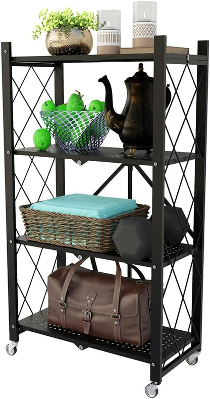 4-Tier Shelf Foldable Storage Shelving Unit