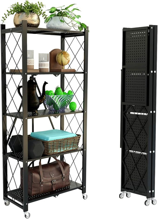 5-Tier Shelf Foldable Storage Shelving Unit