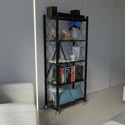 5-Tier Shelf Foldable Storage Shelving Unit