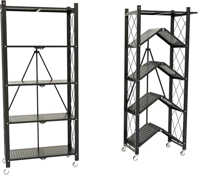 5-Tier Shelf Foldable Storage Shelving Unit
