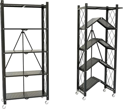 5-Tier Shelf Foldable Storage Shelving Unit
