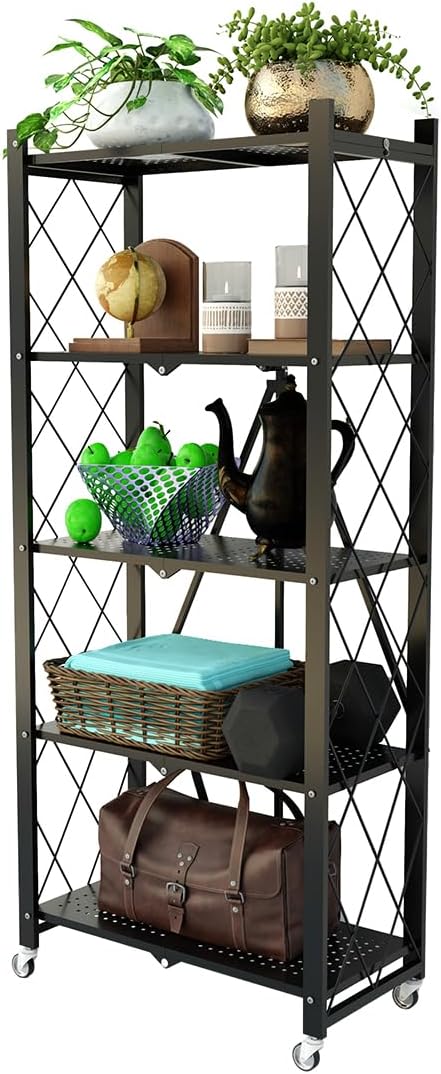 5-Tier Shelf Foldable Storage Shelving Unit
