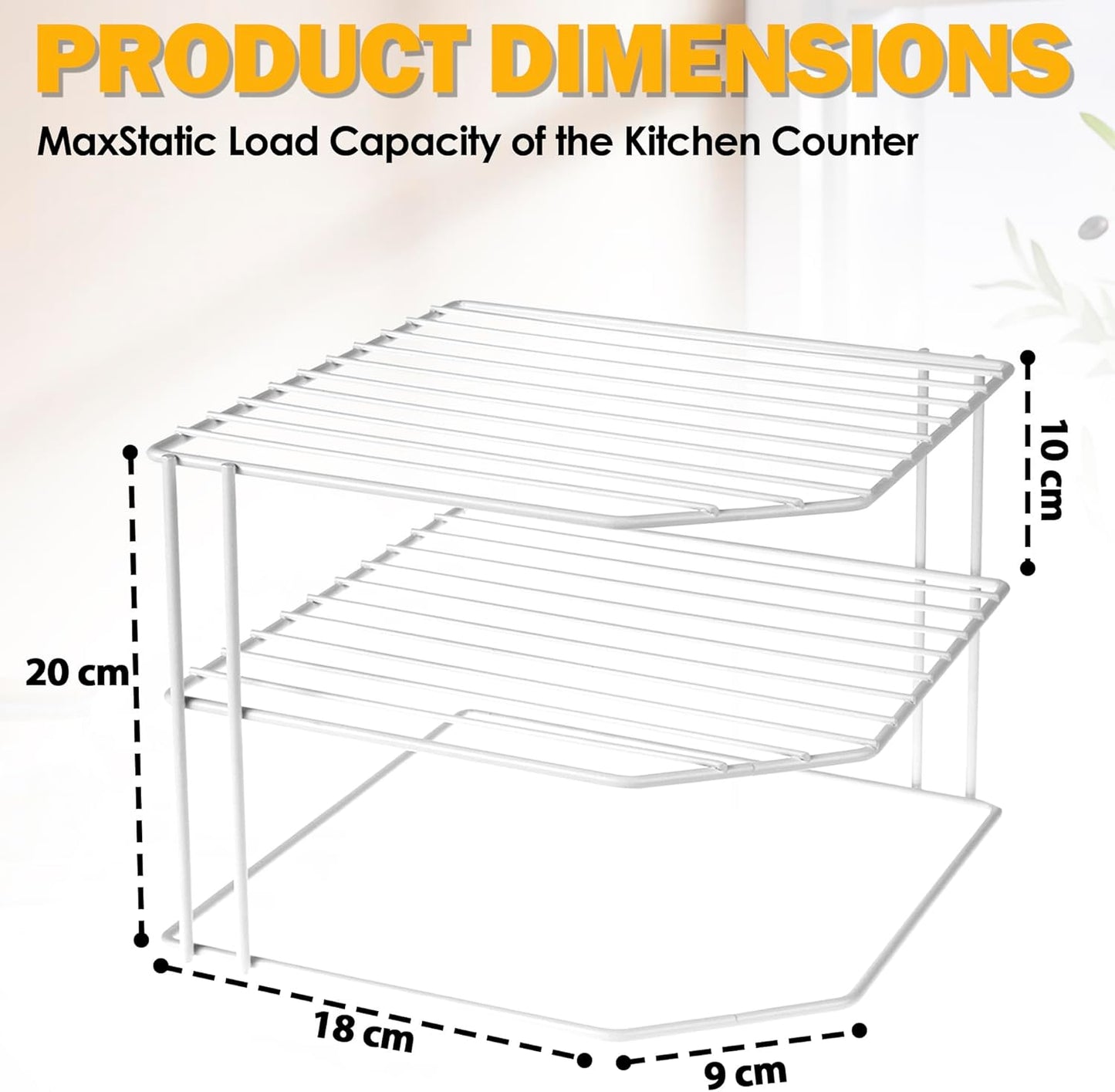 3-Tier Kitchen Organizers And Storage Shelf