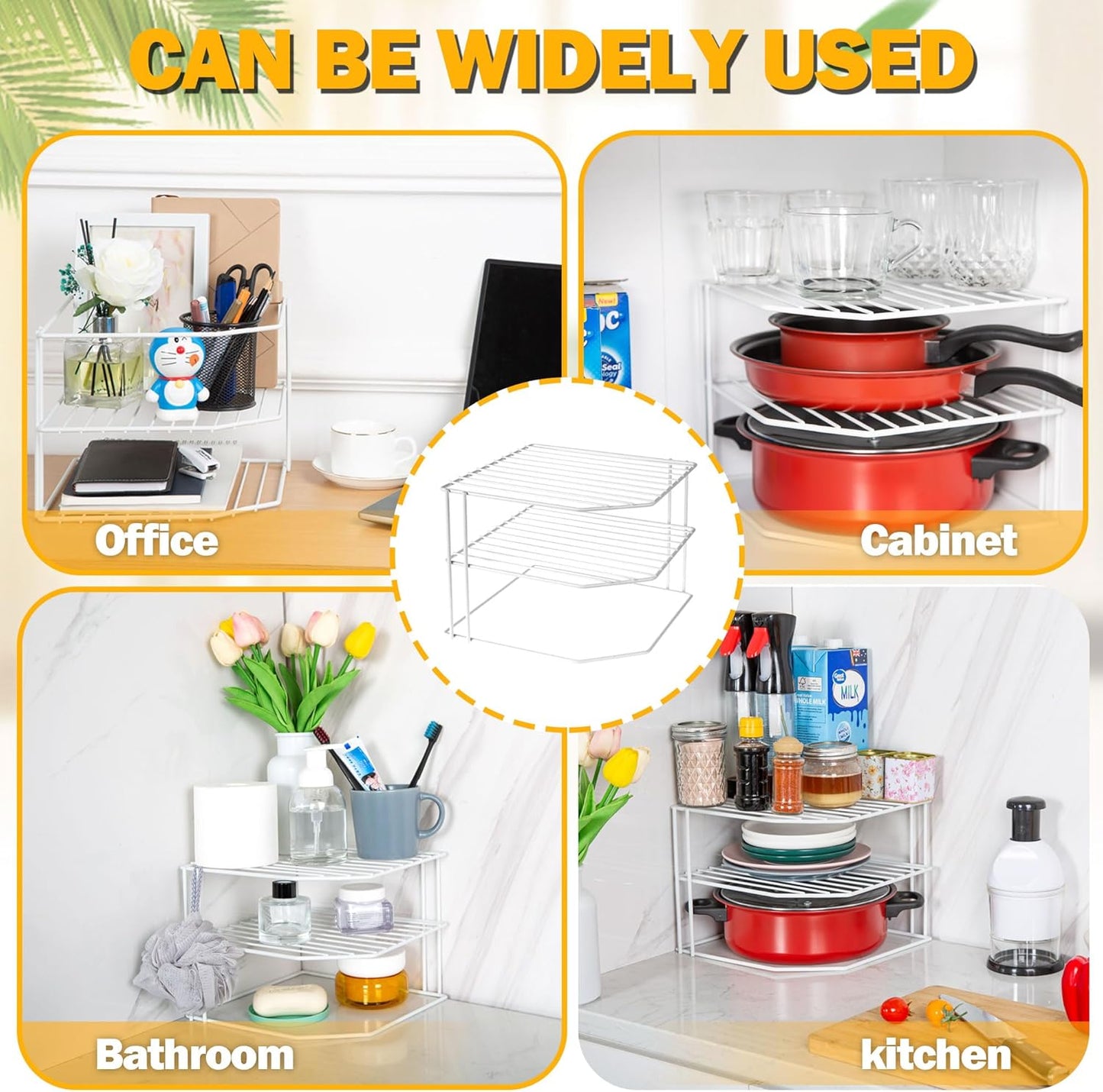 3-Tier Kitchen Organizers And Storage Shelf
