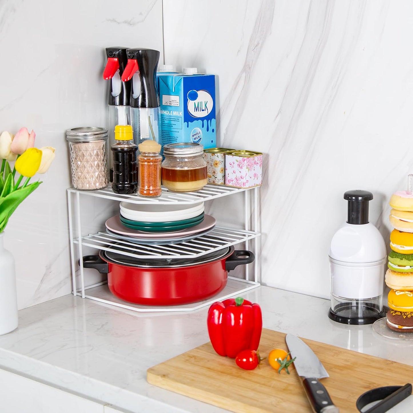 3-Tier Kitchen Organizers And Storage Shelf