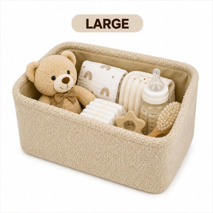 Teddy Fabric Storage Baskets